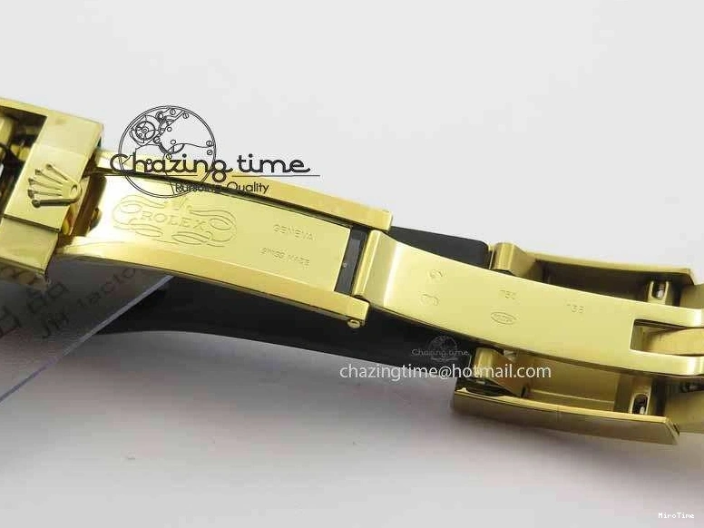 MiroTime 0417 Timeless Daytona YG 116518LN JH Best Edition White Dial On Rubber Strap A4130 (Free XS rubber strap) 3643